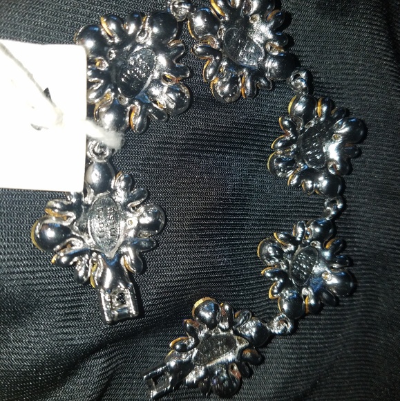 tiara misu Jewelry Tiara Misu Rhinestone Bracelet Flowers Links